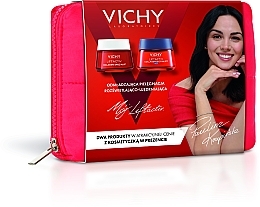 Gesichtspflegeset - Vichy Liftactiv Collagen Specialist (Gesichtscreme 50ml + Gesichtscreme 50ml + Kosmetiktasche) — Bild N1