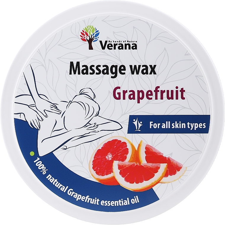 Massagewachs Grapefruit - Verana Massage Wax Grapefruit  — Bild N3
