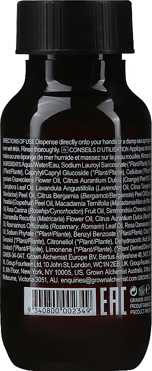 Duschgel mit Kamille, Bergamotte und Rosenholz - Grown Alchemist Body Cleanser Chamomile, Bergamot & Rosewood — Bild N2