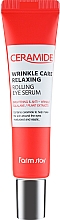 Entspannendes Anti-Aging-Augenserum mit Ceramiden - FarmStay Ceramide Wrinkle Care Relaxing Rolling Eye Serum — Bild N1