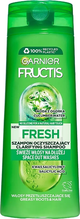 Shampoo mit Gurkenextrakt - Garnier Fructis Fresh Shampoo — Bild N2