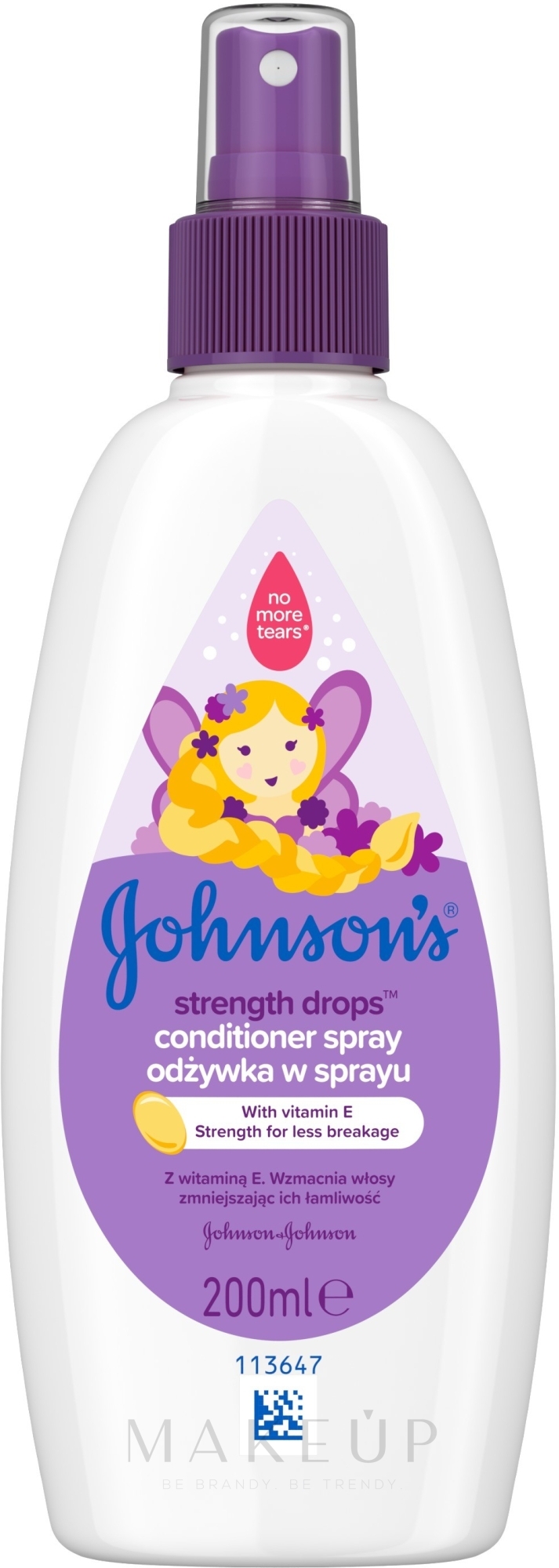 Stärkendes Conditioner-Spray für Kinder - Johnson’s Baby Strength Drops — Bild 200 ml