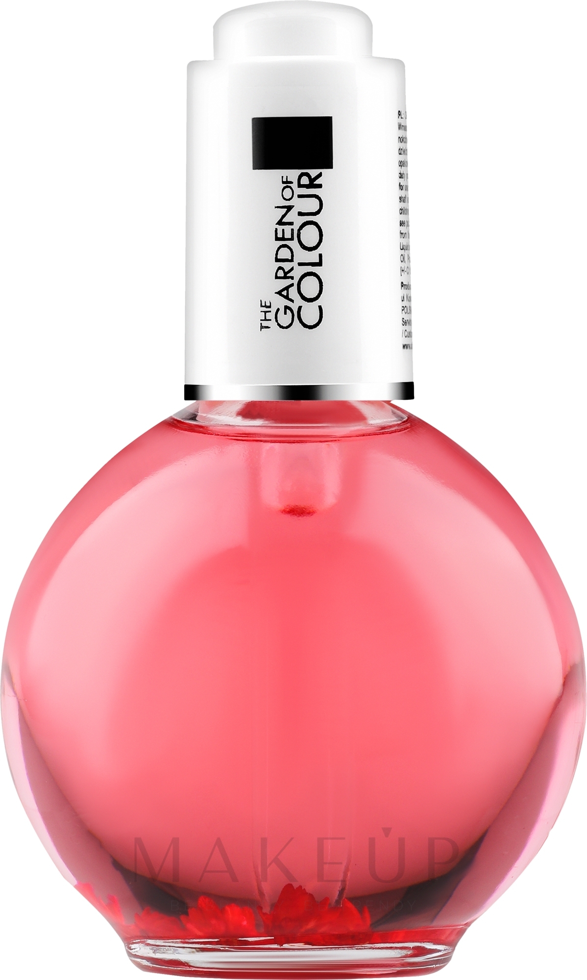 Nagel- und Nagelhautöl mit Blumen Himbeere - Silcare Cuticle Oil Raspberry Light Pink — Bild 75 ml