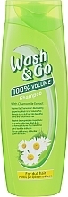 Shampoo mit Kamillenextrakt für stumpfes Haar - Wash&Go  — Bild N1