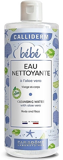 Reinigungswasser mit Aloe Vera für Babys - Calliderm Bebe Cleasing Water Aloe Vera — Bild N1