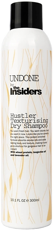 Trockenshampoo - The Insiders Undone Hustler Texturising Dry Shampoo — Bild N1
