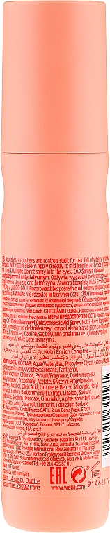 Pflegendes und glättendes Spray für trockenes und geschädigtes Haar - Wella Professionals Invigo Nutri-Enrich Nourishing Antistatic Spray — Bild N2