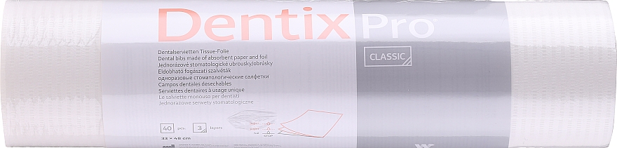 Dentalservietten - Dentix Pro Classic White — Bild N1