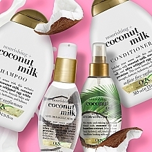 Regenerierendes und feuchtigkeitsspendendes Shampoo mit Kokosmilch, Kokosnussöl und hydrolysiertem Milchprotein - OGX Nourishing Coconut Milk Shampoo — Bild N5