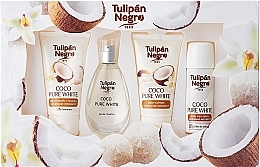 Düfte, Parfümerie und Kosmetik Tulipan Negro Coco Pure White - Duftset (Eau de Toilette 50ml + Körperspray 50ml + Duschgel 75ml + Körperlotion 75ml) 