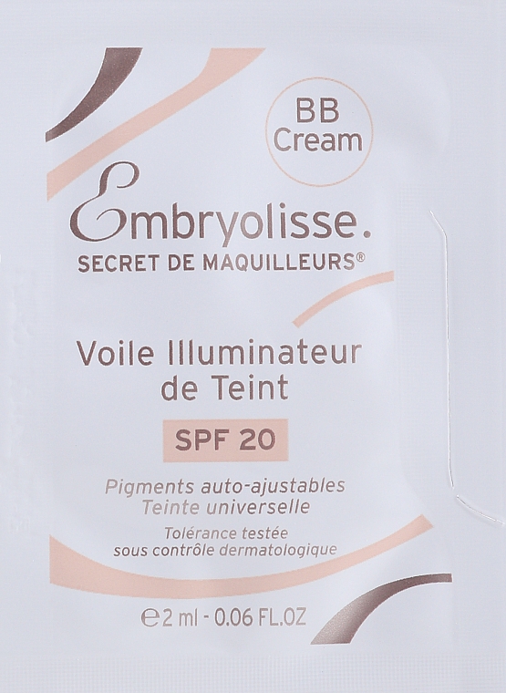 Embryolisse Laboratories Artist Secret BB Cream SPF 20 (Probe) - GESCHENK! BB Creme — Bild N1