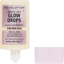 Flüssiger Highlighter für das Gesicht - Makeup Revolution Bright Light Glow Drops — Bild N2