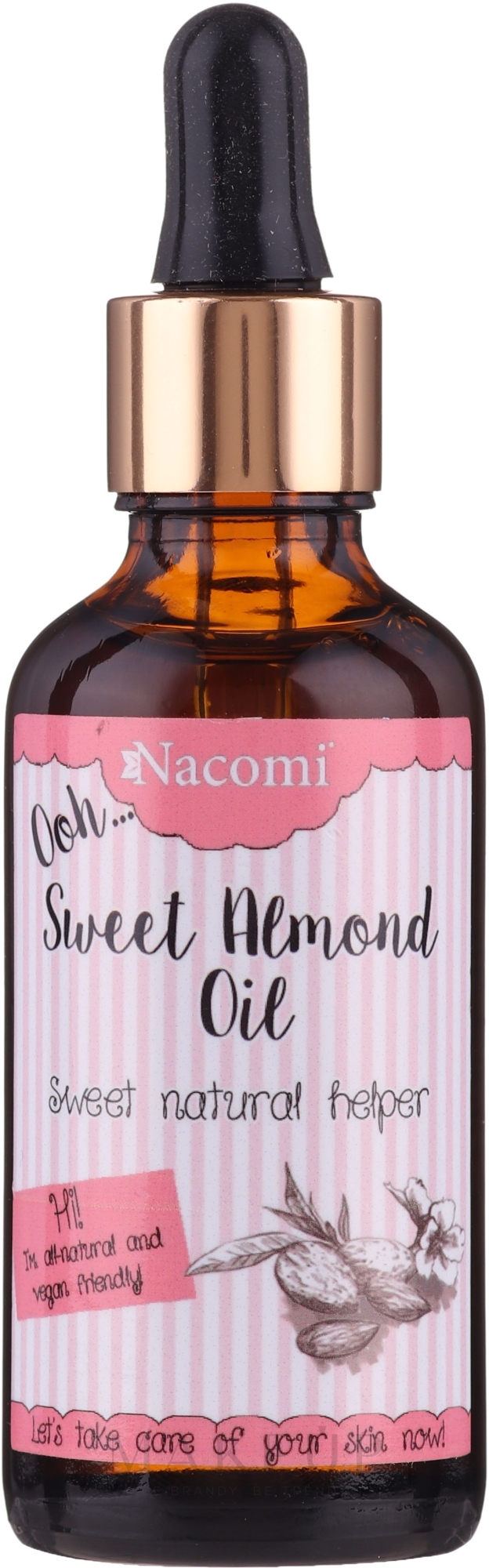 Süßmandelöl für den Körper - Nacomi Sweet Almond Oil — Bild 50 ml