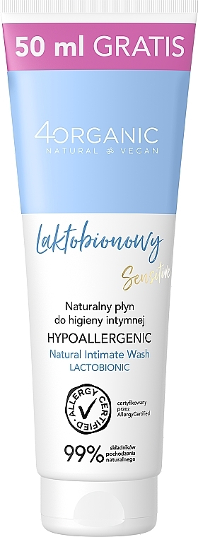 Natürliches Waschgel für die Intimhygiene - 4Organic Natural intimate Wash — Bild N1