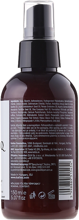 Revitalisierendes Haarspray mit Pflanzenextrakt - Kallos Cosmetics Botaniq Superfruits Hair Renewing Spray — Bild N3