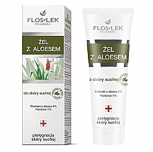 Düfte, Parfümerie und Kosmetik Gesichtsgel mit Aloe Vera-Extrakt für trockene Haut - Floslek Aloe Gel Dry Skin Care