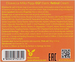 Gesichtscreme mit Retinol und EGF - Elizavecca Milky Piggy EGF Elastic Retinol Cream — Bild N3
