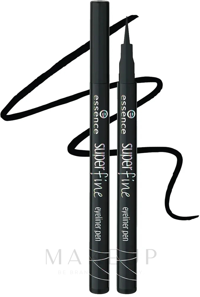 Eyeliner - Essence Super Fine Liner Pen (3 ml)  — Bild 01 - Deep Black