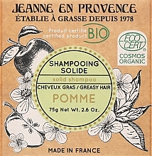 Festes Shampoo Apfel - Jeanne en Provence BIO Apple Solid Shampoo — Bild N1