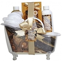 Düfte, Parfümerie und Kosmetik Set 5 St. - Primo Bagno Vanilla & Caramel Paper Bag Set