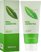 Düfte, Parfümerie und Kosmetik Tiefenreinigendes Gesichtspeeling-Gel - FarmStay Green Tea Deep Clear Peeling Gel 