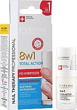 Düfte, Parfümerie und Kosmetik Konzentrierter Nagelconditioner 8in1 - Eveline Cosmetics Nail Therapy Professional 8 In 1 Total Action