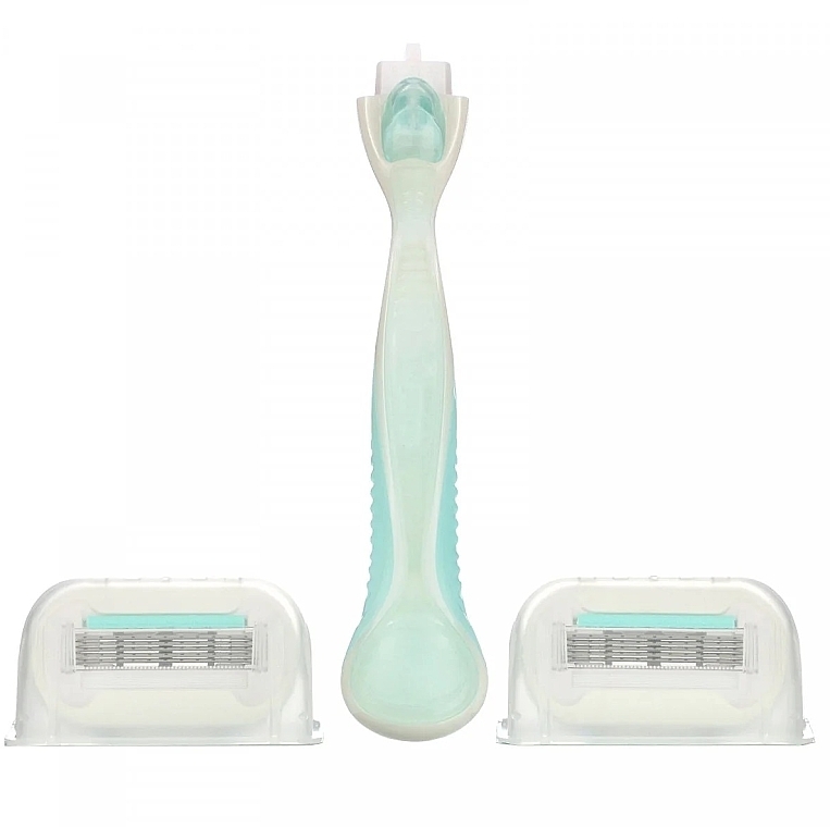 Rasierset für Frauen - Gillette Venus Extra Smooth Sensitive (Rasiergriff 1 St. + Ersatzklingen 2 St. + Rasierhalter mit Saugnapf 1 St. + Pouch 1 St.) — Bild N2
