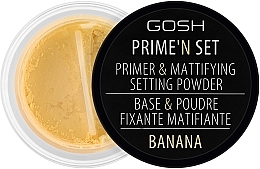 Düfte, Parfümerie und Kosmetik Primer und mattierender Puder mit Hyaluronsäure - Gosh Prime'n Set Powder