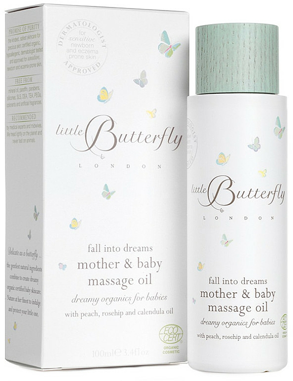 Körperöl für Mütter und Babys - Little Butterfly London Fall Into Dreams Mother & Baby Massage Oil — Bild N1
