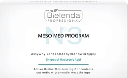 Intensives feuchtigkeitsspendendes Konzentrat	 - Bielenda Professional Meso Med Program Active Hydro-Moisturising Concentrate — Bild N1