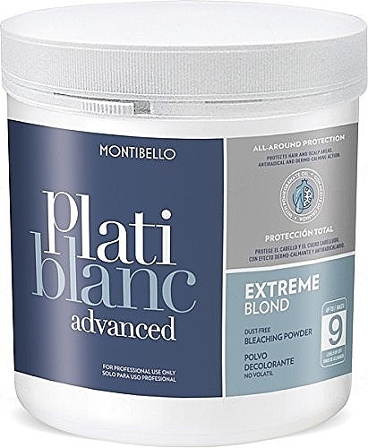 Intensiv aufhellender Haarpuder - Montibello Platiblanc Advanced Extreme Blond — Bild N2