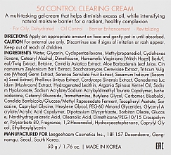 Seboregulierende Gesichtscreme - Dr.Ceuracle 5α Control Clearing Cream — Bild N3