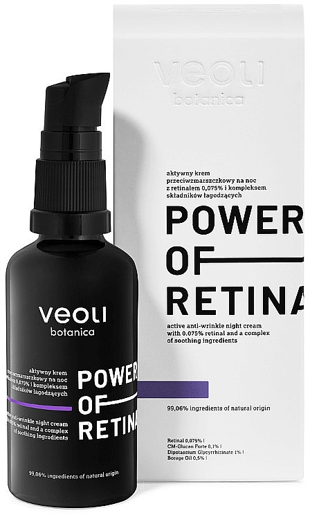 Anti-Falten-Nachtcreme - Veoli Botanica Power Of Retinal Active Anti-Wrinkle Night Cream — Bild N1