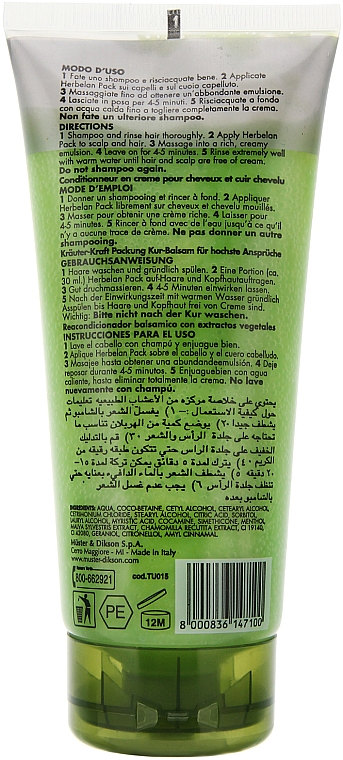 Pflanzliche Haarspülung - Dikson "Herbelan Pack" Balsamo — Bild N2