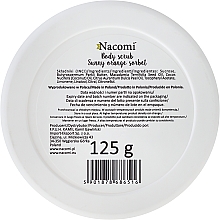 Zucker-Körperpeeling mit Macadamiaöl und Neroliöl - Nacomi Natural Sugar Peeling Macadamia Oil & Orange Oil — Foto N2
