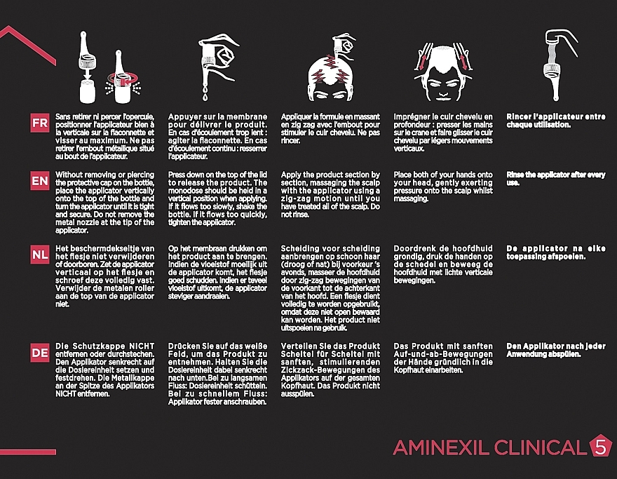 Haarampullen zur Behandlung von Haarausfall mit Aminexil - Vichy Dercos Aminexil Clinical 5 — Bild N3