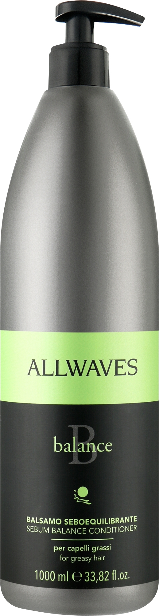 Haarspülung mit Brennenessel für fettiges Haar - Allwavs Balance Sebum Balancing Conditioner — Bild 1000 ml