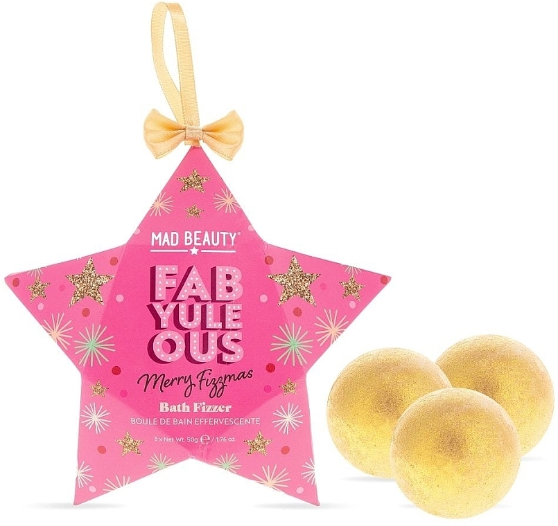 Badebomben - Mad Beauty FabYuleOus Mini Bath Fizzer Trio — Bild N2