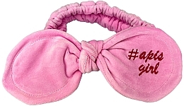Kosmetik-Stirnband für Kinder rosa - Apis — Bild N1