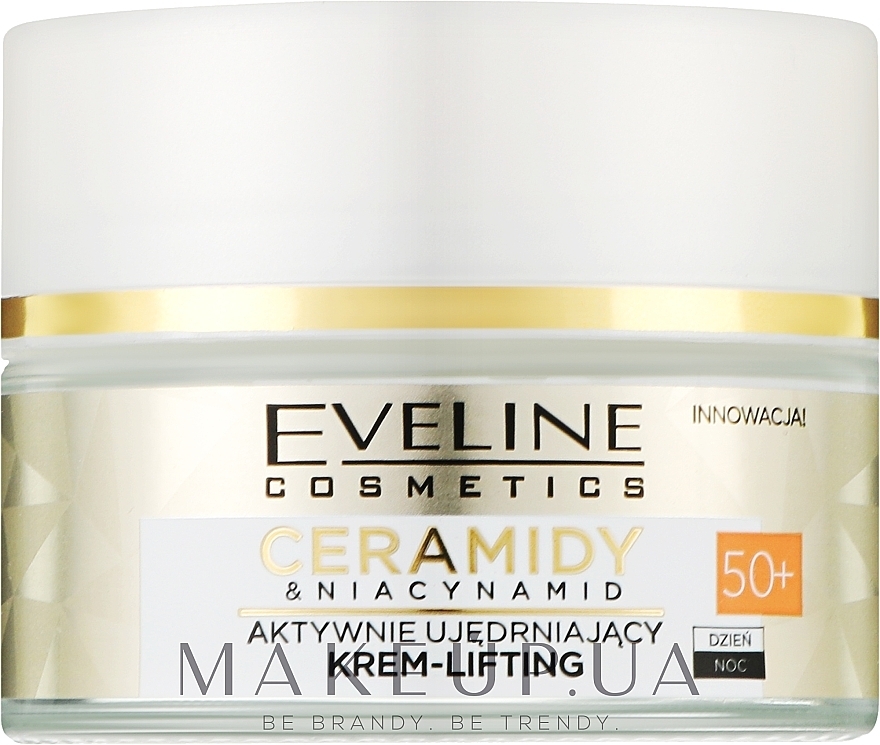 Intensiv straffende Lifting-Creme 50+ - Eveline Cosmetics Ceramidy & Niacynamid — Bild N1