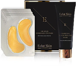 Düfte, Parfümerie und Kosmetik Gesichtspflegeset - Eclat Skin London 24k Gold (Gesichtsmaske 50ml + Augenpads 5x2 St.)