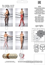 Düfte, Parfümerie und Kosmetik Erotische Strumpfhose mit Ausschnitt Tiopen 007 20 Den roso - Passion