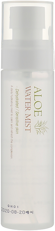 Feuchtigkeitsspendender beruhigender und erfrischender Gesichtstonikum-Nebel mit Aloe-Extrakt für dehydrierte und empfindliche Haut - The Skin House Aloe Water Mist — Bild N2