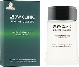 Düfte, Parfümerie und Kosmetik Feuchtigkeitsspendender und erfrischender Toner für Männer - 3w Clinic Homme Classic Moisturizing Freshness Essential Skin