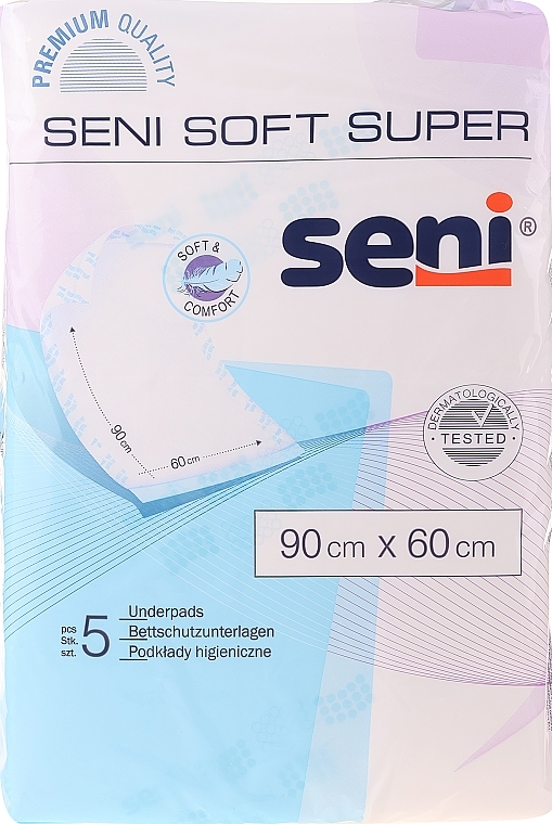 Hygienewindeln 90x60 cm - Seni Soft  — Bild N1