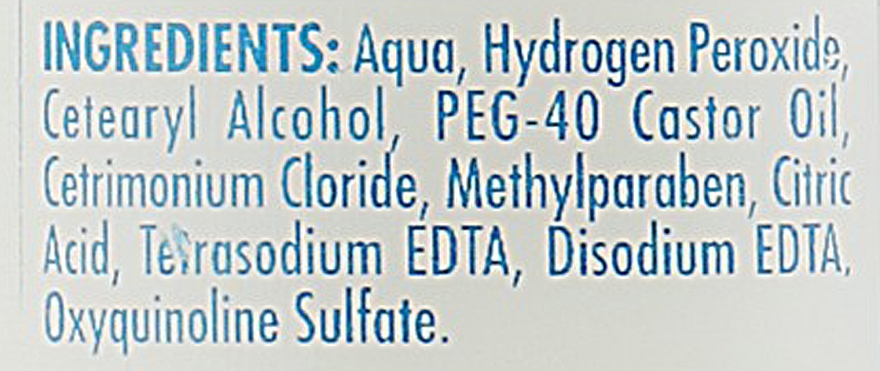 Emulsions-Oxidationsmittel 30 Vol - Parisienne Italia Acqua Ossigenata Emulsionata — Bild N3