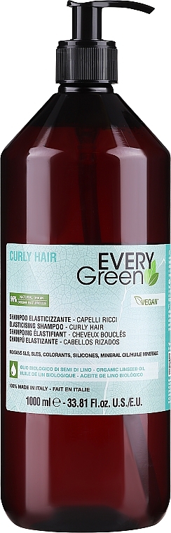 Shampoo für lockiges Haar - EveryGreen Curly Elasticising Shampoo — Bild N2