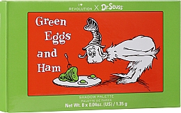 Lidschattenpalette - I Heart Revolution Dr. Seuss Green Eggs and Ham Eyeshadow Palette — Bild N2