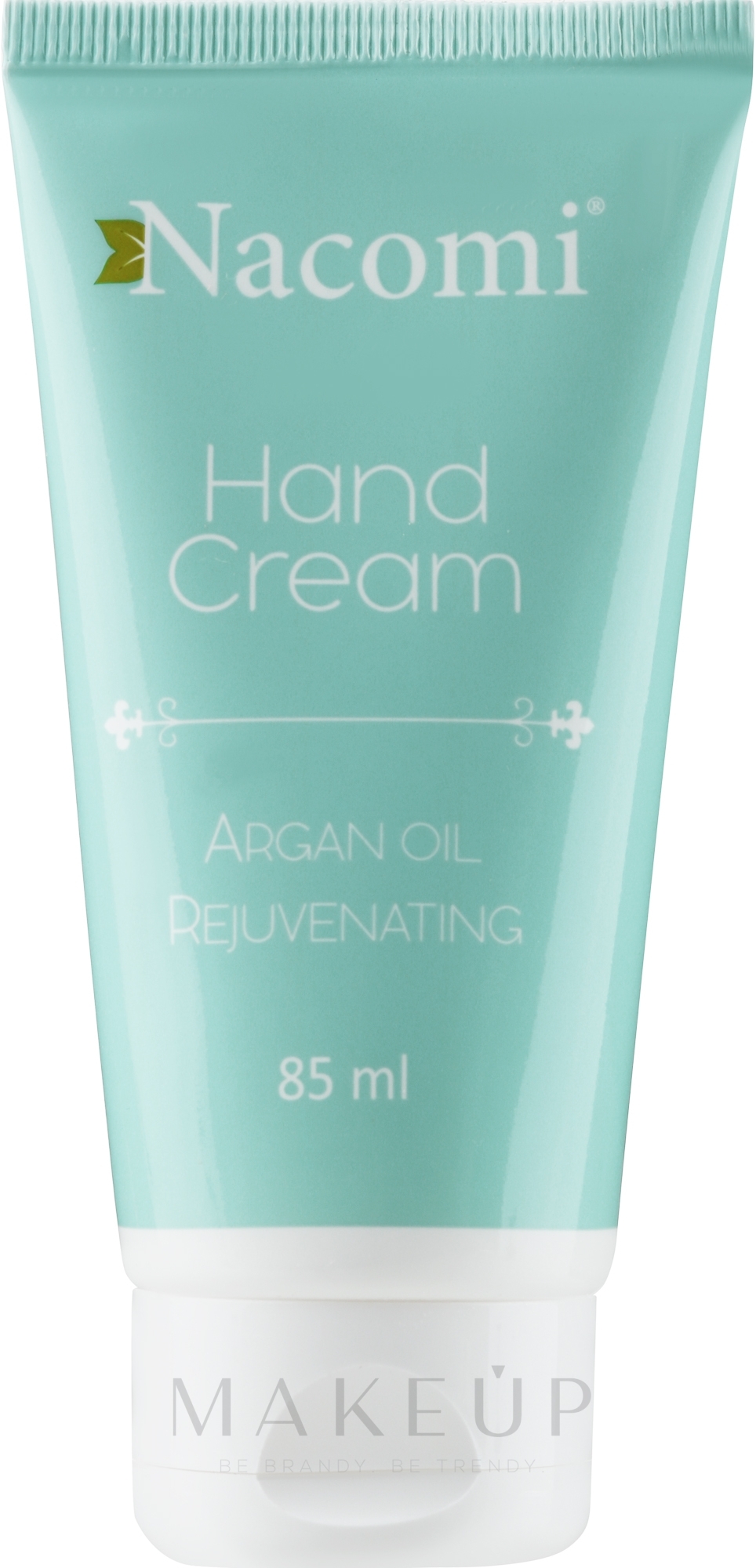 Verjüngende Handcreme mit Arganöl - Nacomi Natural Argan Hand Cream — Bild 85 ml