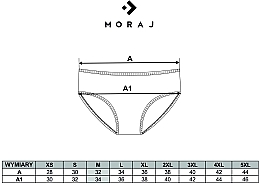 Damenhöschen mit Stickerei BDM601-006 grau - Moraj — Bild N2